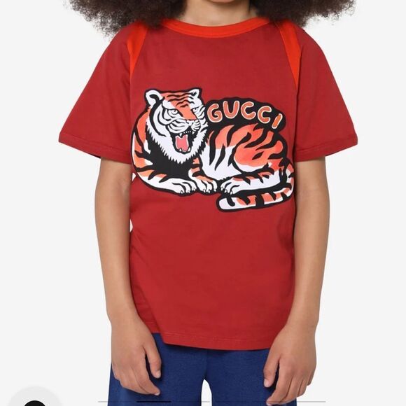 GUCCI BOYS TIGER TSHIRT 5Y - Picture 9 of 12